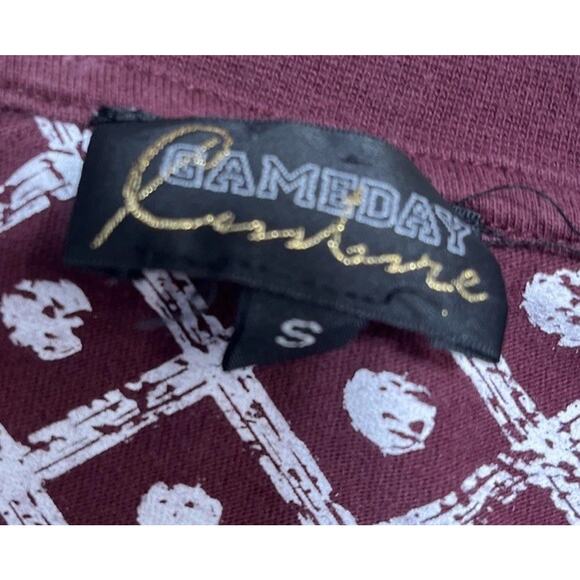 Gameday Couture Mississippi State Bulldogs Women’s Oversized Blouse Maroon Small - Picture 6 of 6